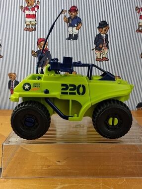 Vintage 1990 Hasbro GI.JOE Badger 220 Turbo Jeep Action Vehicle Toy Incomplete